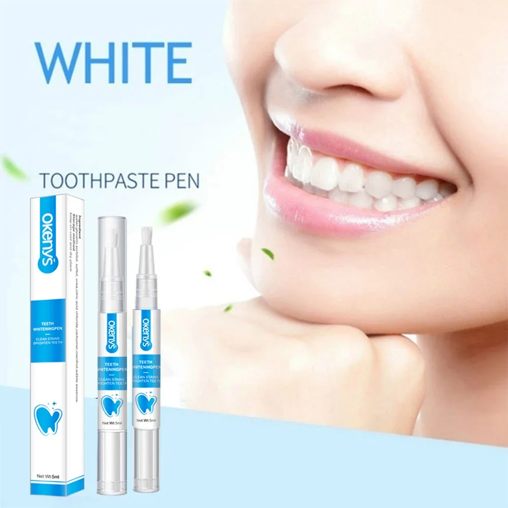 Whitening Tooth Pen Remove Smoke Stains, Coffee, Tea, Freshen Dad Breath, Oral Hygiene, Dental Care Essence, Teeth Whitening Gel