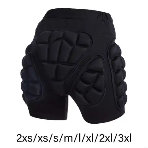 k8ge 스키 스키 보호 패딩 반바지 EVA 3D 보호 스키 스노우 보드 스케이트 보드를위한 고관절 보호 반바지 충돌 패드