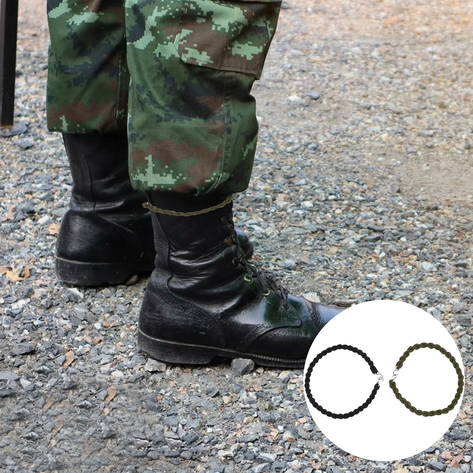 

8 Pcs Lifting Outdoor Boot Straps Shoe Fixing Rope Polyester Yarn Blousing