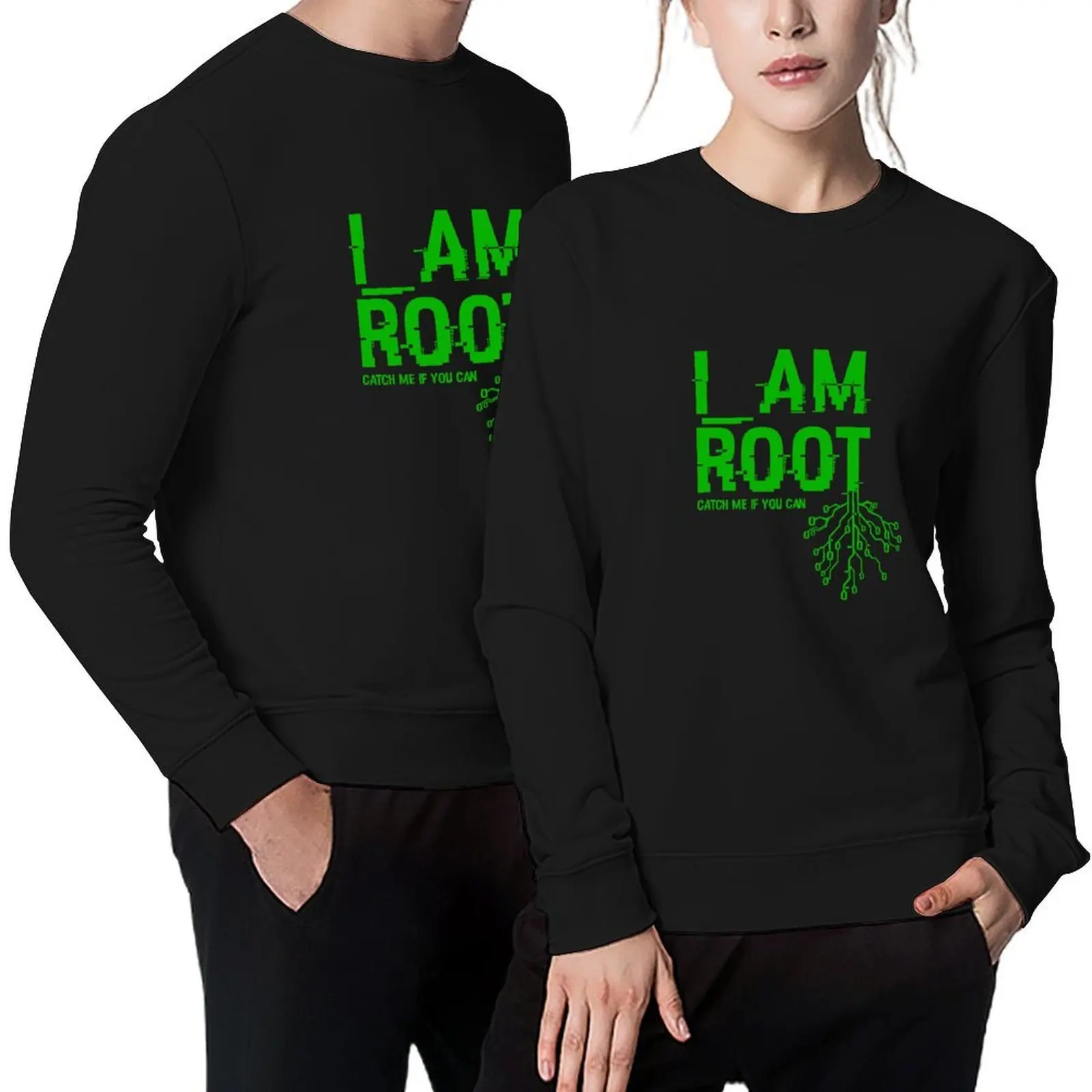 

I AM ROOT Pullover graphic t shirts men mens clothing clothes for men men's winter sweater hoody