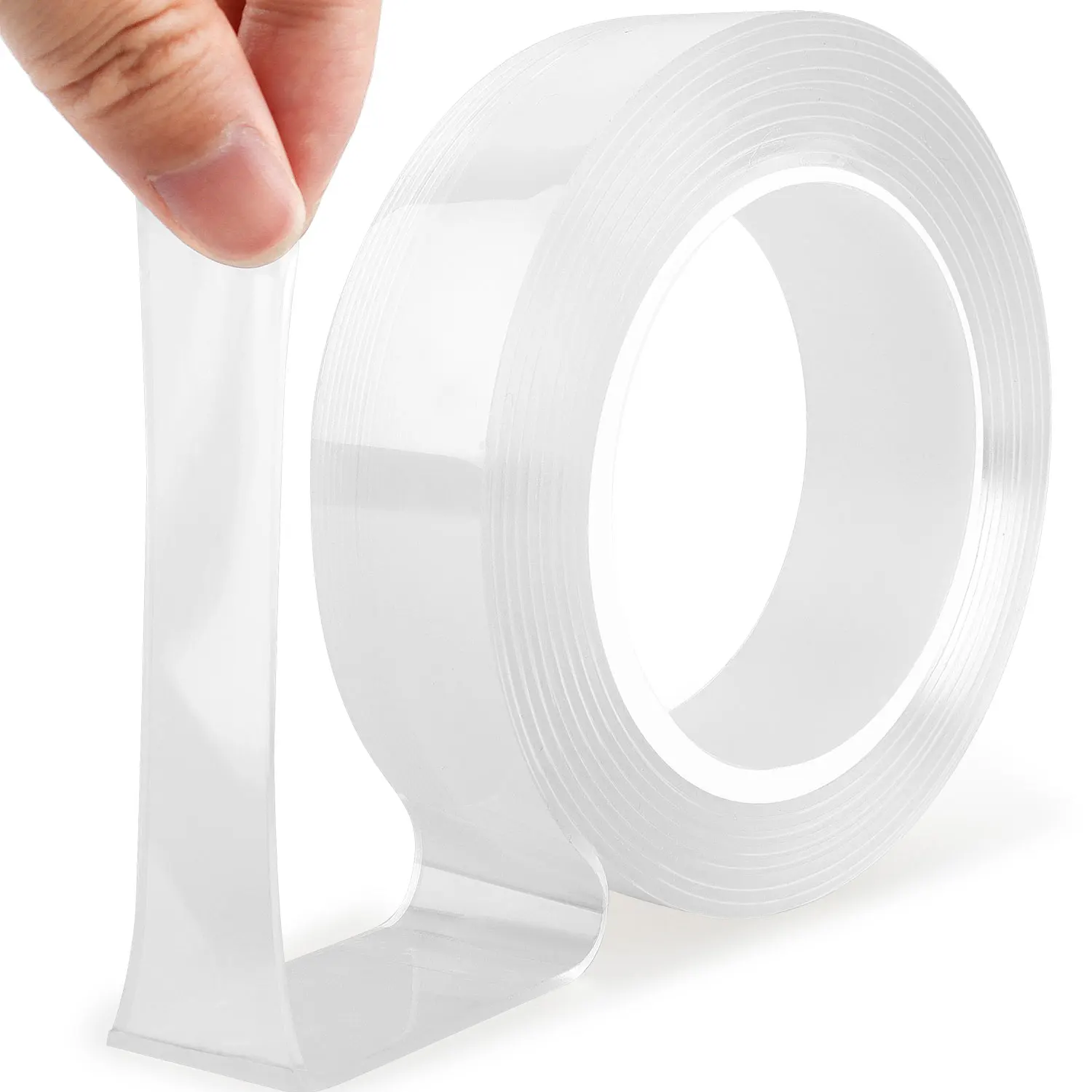

Nano Tape 3mm*3m Command Strips Double Sided Tape Heavy Duty, Sticky Adhesive Removable Clear Wall Hanging Carpet Mounting Tape