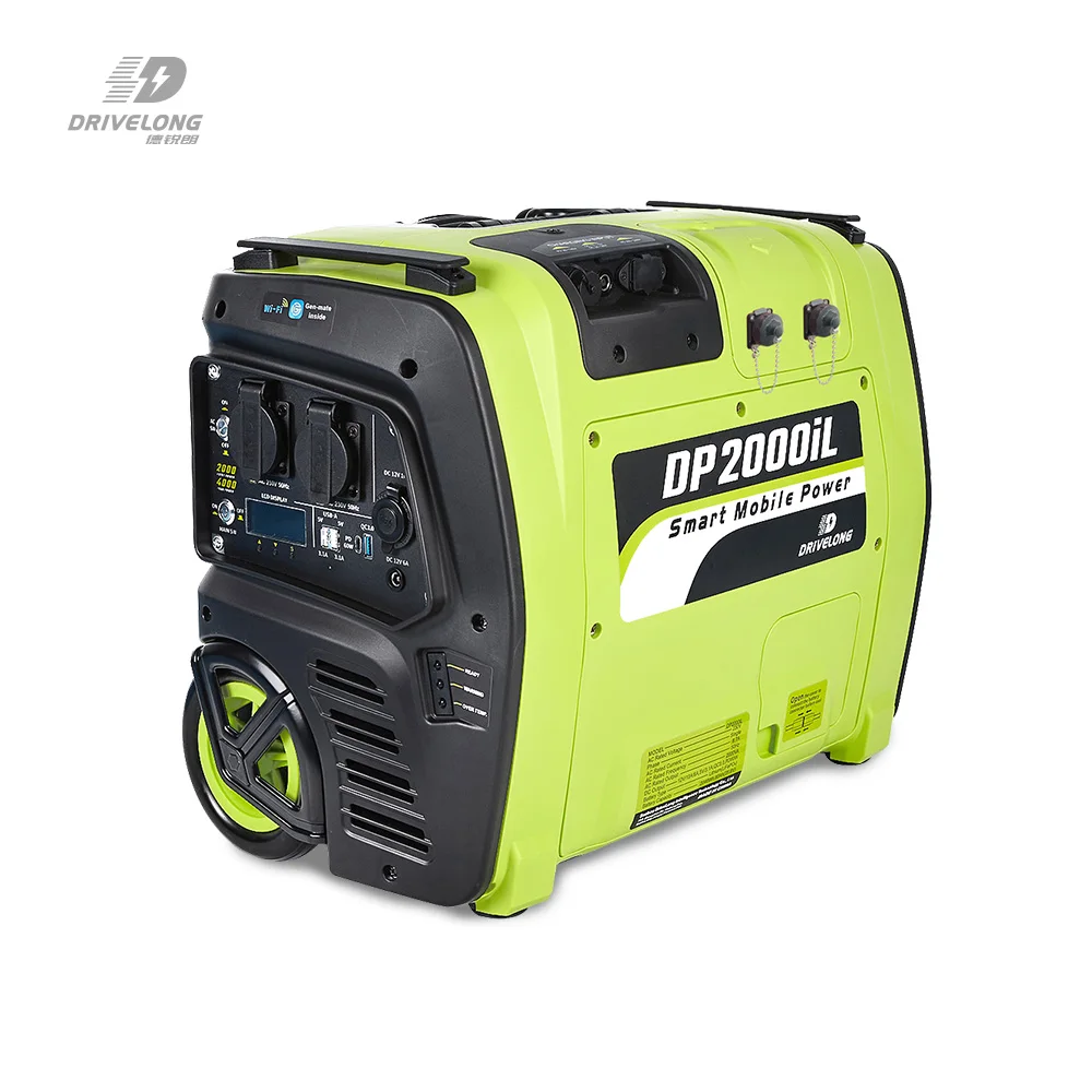 Solar 2000W MPPT LiFePO4 Portable Power Station With Pure Sine Wave Inverter For Large Battery Capacity Outdoor Camper Trailer