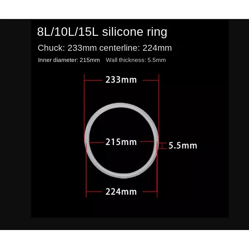 Big Gasket Seal Ring External Diameter 215mm Spare Part of Electric Sausage Stuffer Accessories for Sausage Filling Machine