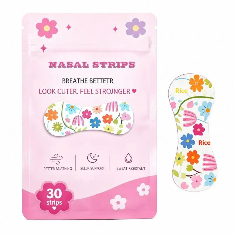 30Pcs Health Nasal Strips Anti Snoring Improve Sleep Quality Breathable Nose Patches for Daily Home Sleep