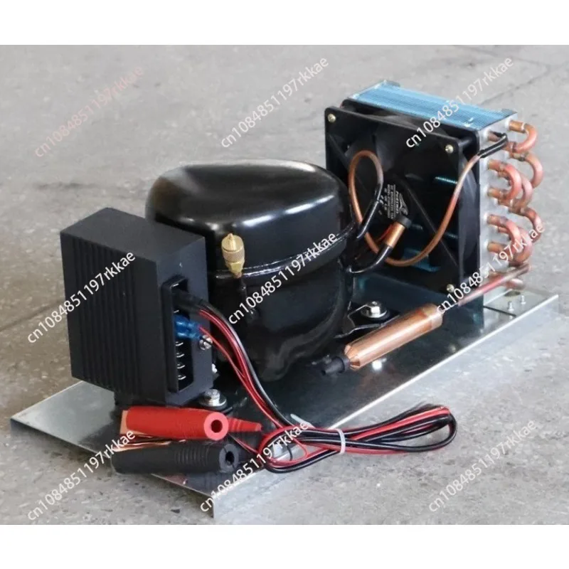 BD35HC DC Compressor Condensing Unit Mini Refrigeration System Air Cooled Fridge Unit R134a 12V 24V for Cooler