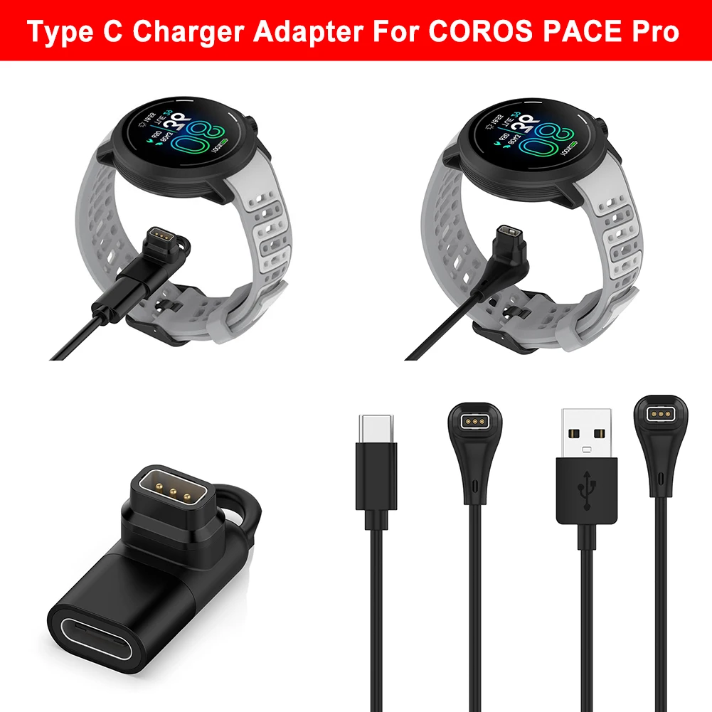 Adapter ładowarki USB C Adapter do ładowania USB C Konwerter kabla ładowania typu C do COROS PACE Pro
