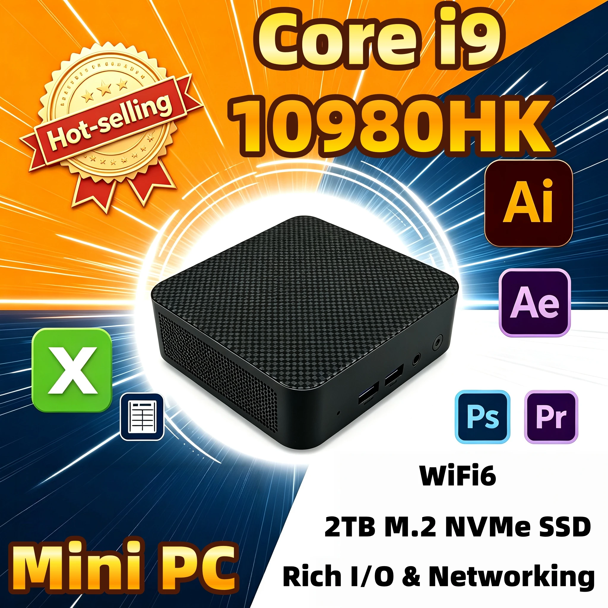 2026-ミニコンピューター-インテル-i9-10980hk-16gb-512gb-nvme-ssd-トリプル4k-60hz-wifi6-静音冷却-オフィス・ホームデスクトップ-プロウルトラ