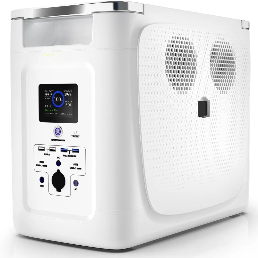 

Alpha 2000 Portable Power Station 2000W,Solar Generator 2048Wh Expandable to 32768Wh,APP WIFI Remote Control 10 ms UPS LiFePO4