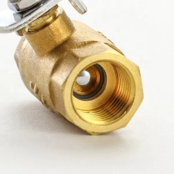 PN16 DN15 Marine Bronze Brass Ball Valve 2 Way Sea Water High Temperature PT Threaded Ball Valve