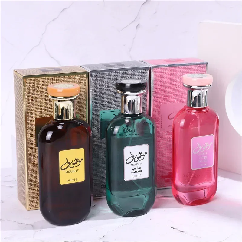 100ml Original Al อาหรับน้ําหอม Eau De Parfum ยาวนาน Noble ตะวันออกกลางน้ําหอมน้ํามันฟีโรโมนผสม Pleasant องค์ประกอบสีเขียว