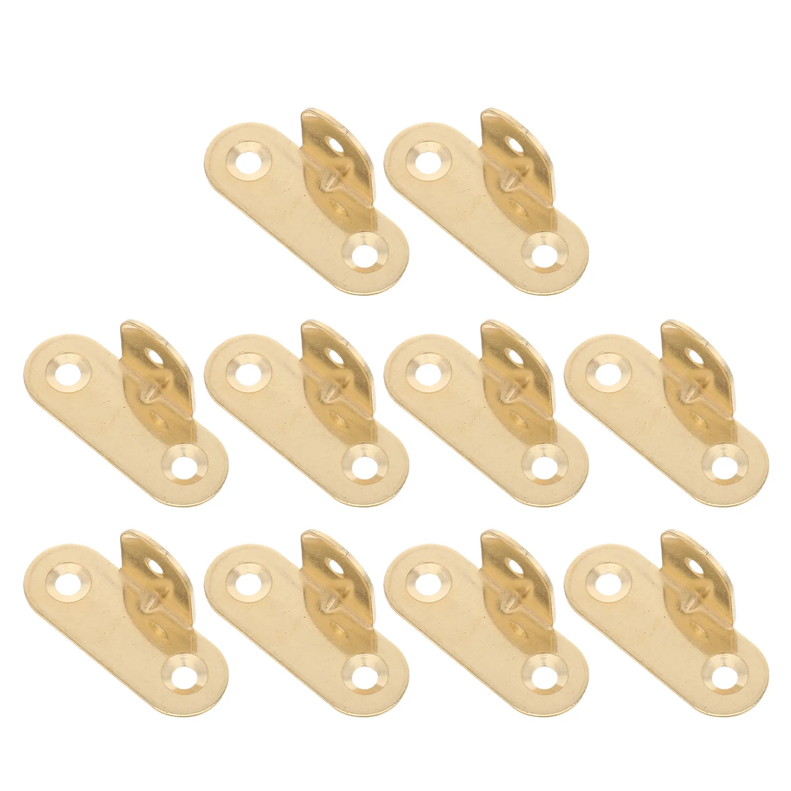 10Pcs Thickened Corner Connector 90 Degree Furniture Angle Brackets Hidden Mount Right Angle Bracket for Shelves Cabinets