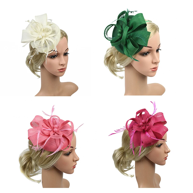 カクテルパーティー ウェディング フェザー ヘアピン;レディースファッショナブルなヘッドピースヘアアクセサリー