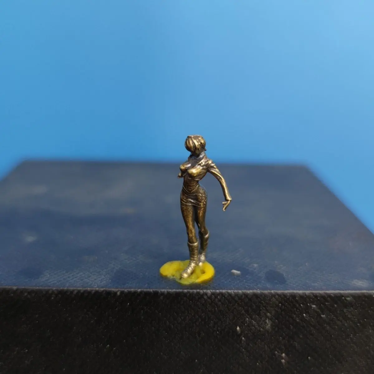 1/6 Classic Arcade Game Fighting Game Character - Orochi Team Sexy Shermi Female Figure, Copper Alloy Collectible (Art Statue)