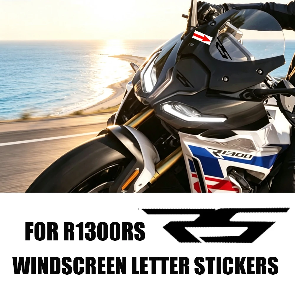 2025 2026 Logo Sticker For BMW R1300RS R 1300RS New Motorcycle Accessories Decal Windscreen letter stickers
