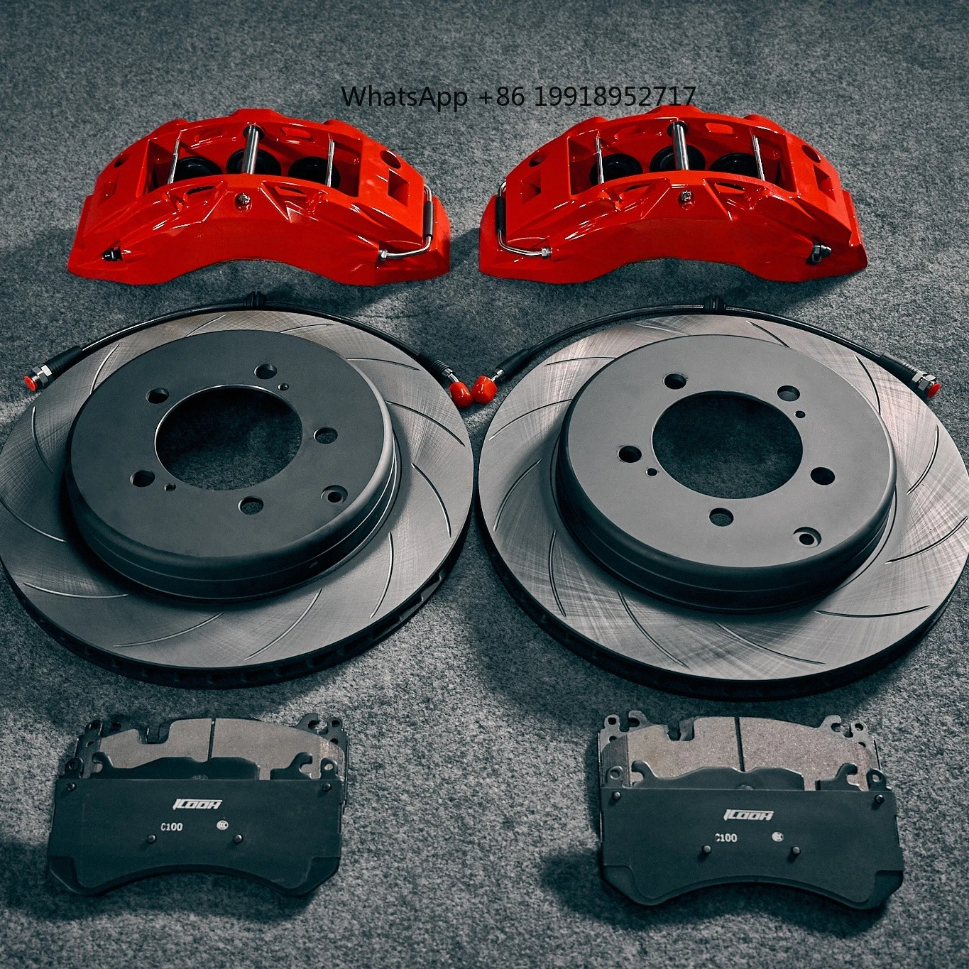 High Performance 6 Piston Racing Big Brake Kits ICOOH DM6 Brake Parts BMW JJ542