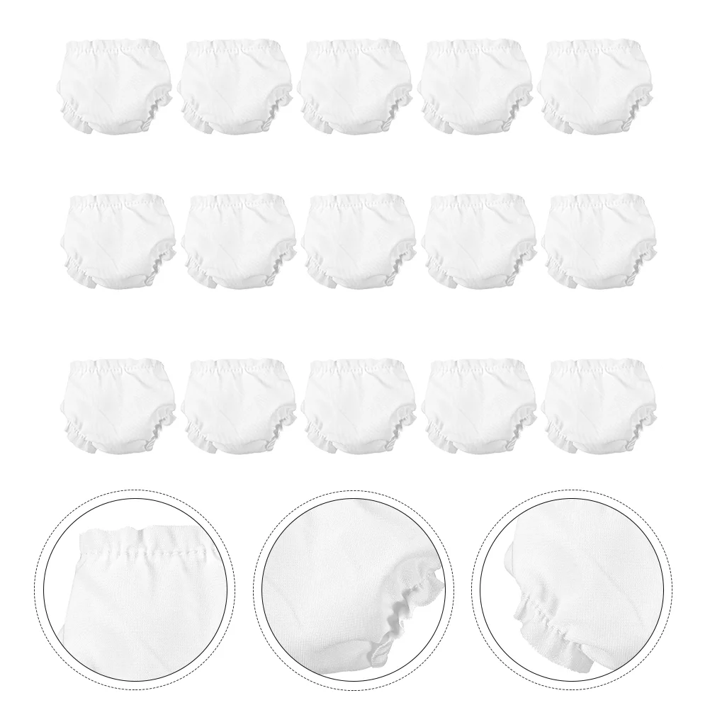 

15 Pcs Panties Elastic Briefs Mini for Dolls Decorative Underpants Cloth Accessories Baby