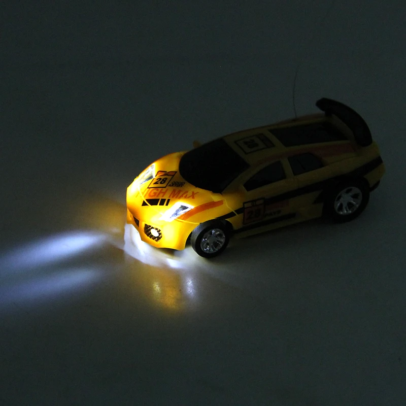 HOT! Original 7 Colors Coke Can RC Car Radio Remote Control Car Micro Racing Car Toy 4pcs Road Blocks Kid\'s Toys Gifts