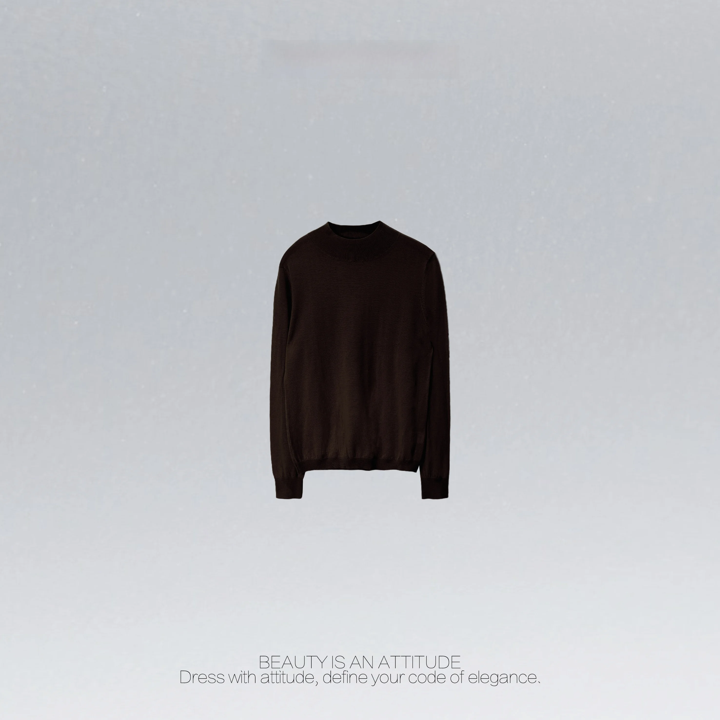 

Женская трикотажная кофта-базовый слой из 100% шерсти, однотонная, универсальная, весна 2025, простая, элегантная, нижняя одежда