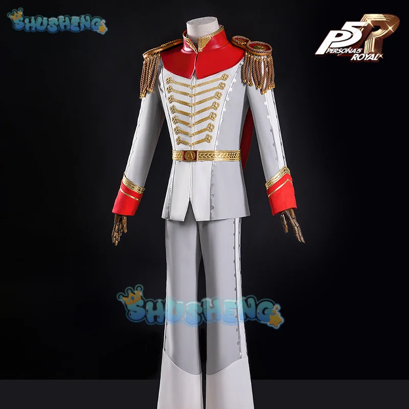 Anime Person 5 Akechi Goro Cosplay Costume Strange Thief Uniform Halloween Carnival Party Christmas Play Role Clothes