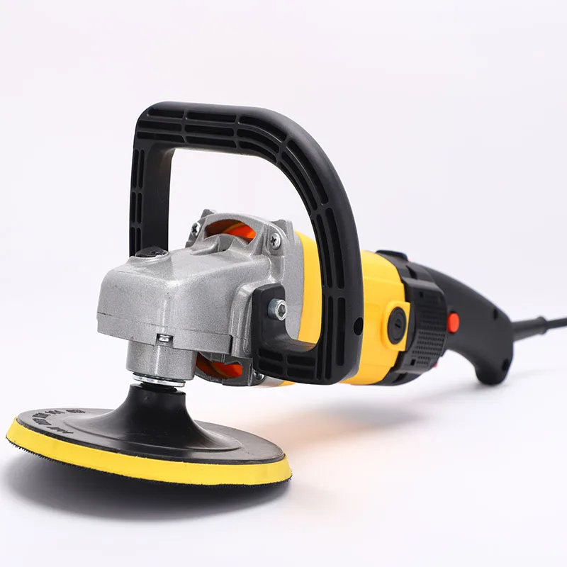 Rotatory Car Polisher 180mm Disc Orbital Electric Polishing Machine M14 High Power 6 Variable Speed Paint Care Tool