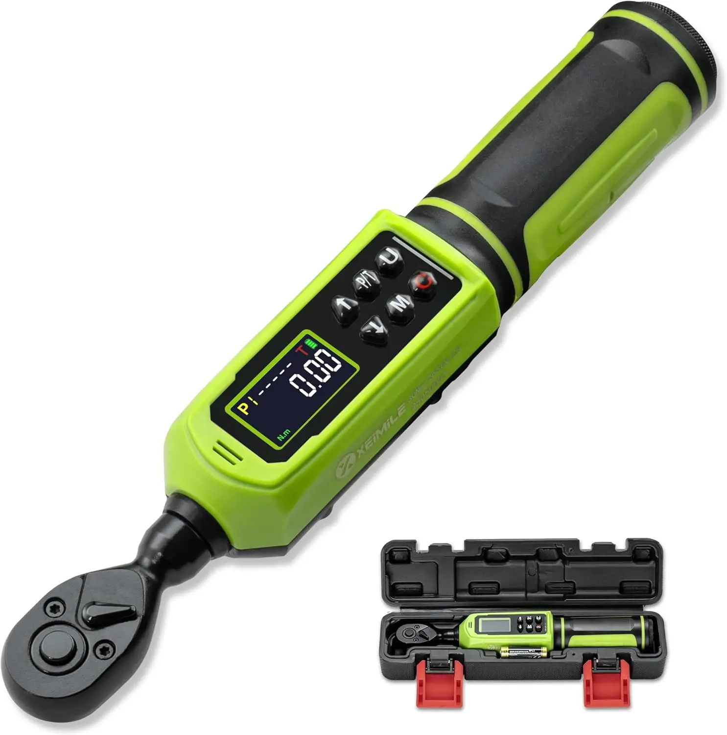 

Цифровой динамометрический ключ с приводом 1/4 дюйма, электрический, с вибрационным зуммером и LED-индикацией, точность ±2% для ремонта велосипедов, мотоциклов, автомобилей, для самостоятельного использования