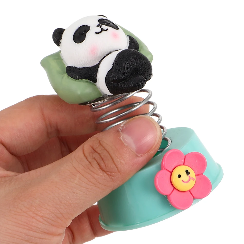 

2pcs Panda Bobblehead Ornaments Shaking Head For Interior Decoration Accessories Cute Decor Funny Bobbleheads Automobile