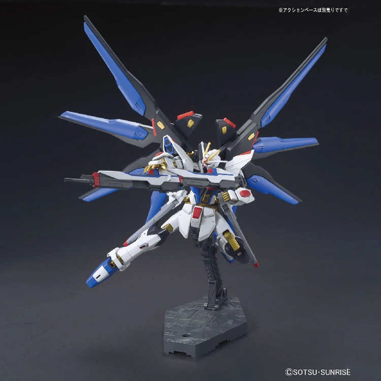 Bandai-Original Anime Figura Modelo Brinquedos, Coleção De Figuras De Ação, Strike Freedom Reve, HG 1: 144, Gundam ZGF-X20A, Em Stock