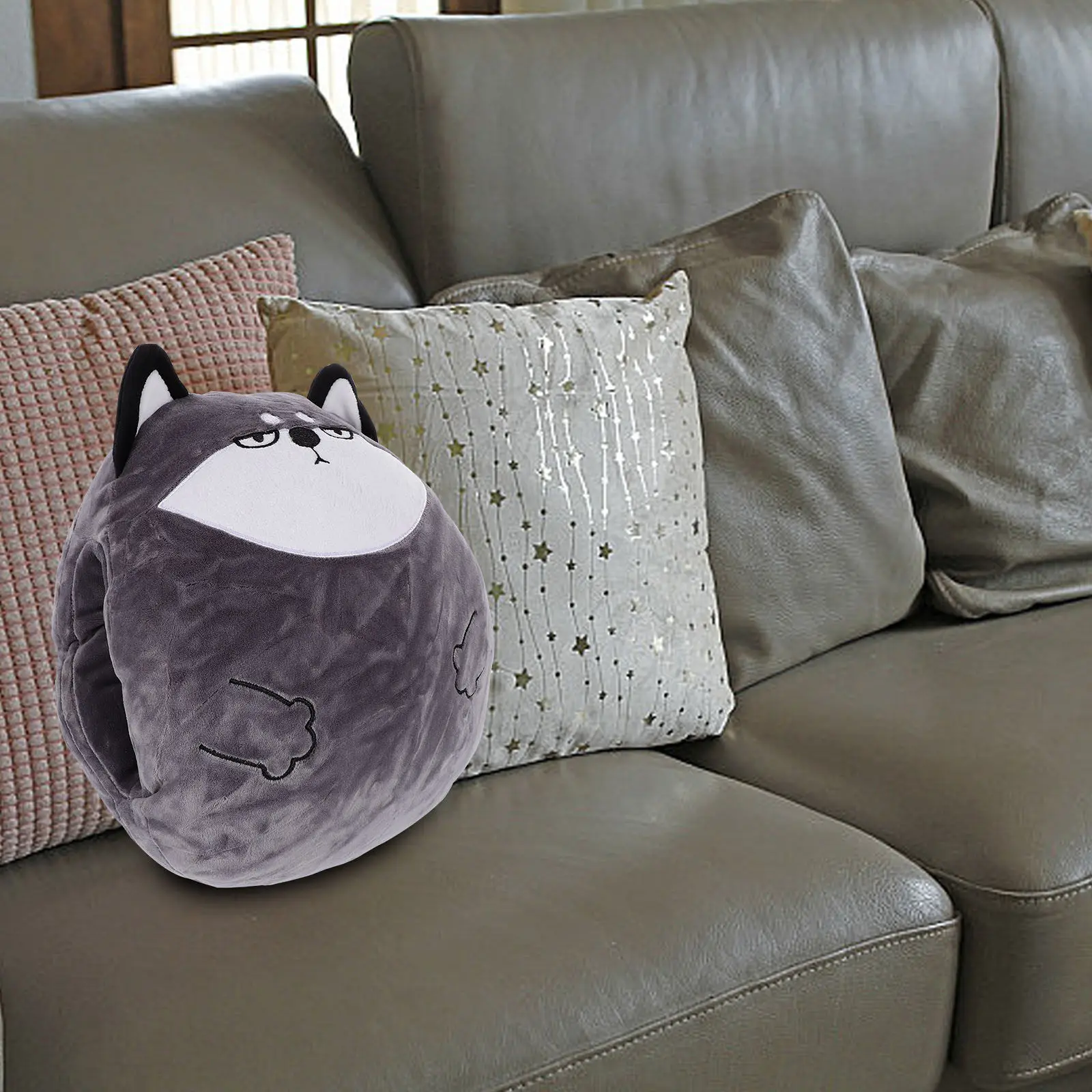 

Cartoon Hand Warmer Pillow Stuffed Soft Throw Sleeping Pillow Back Cushion Comfortable Hand Cushion for Home Office Decor