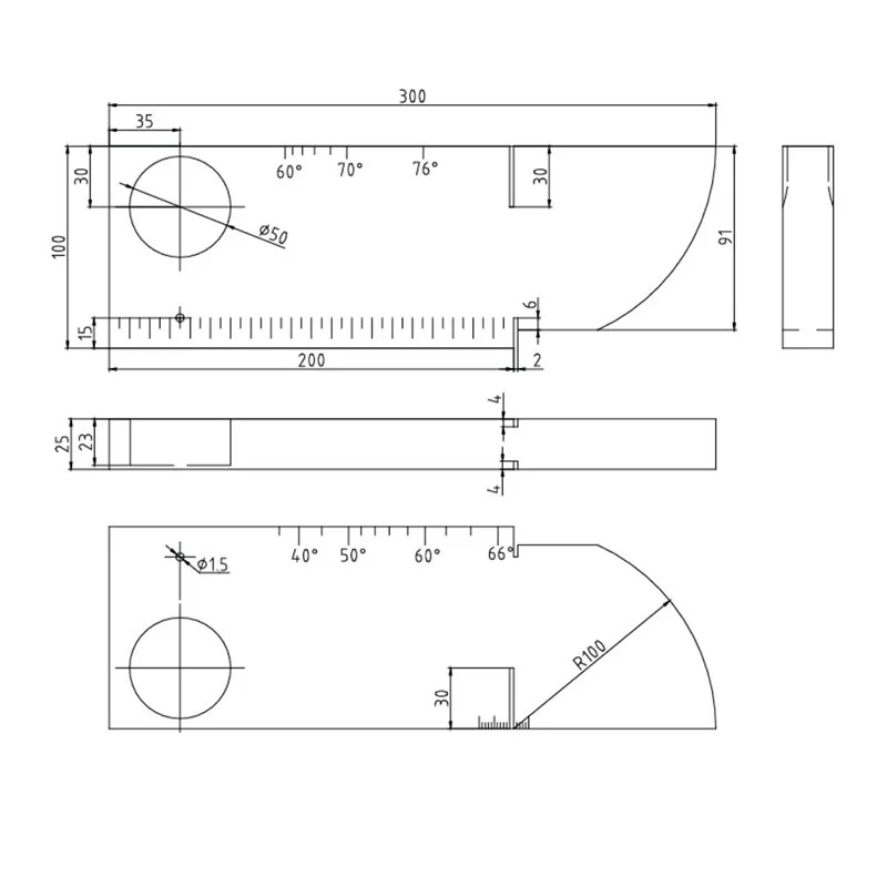 1018 Steel NDT IIW-Type 1 Calibration Block for Ultrasonic Flaw Detection ASTM E164 Compliant Test Block