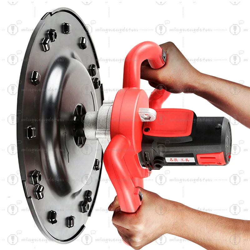 Wall Smoothing Polishing Machine 2880W/4880W 220V 6 Speeds Electric Cement Mortar Trowel Leveling Machine Concrete Mixer