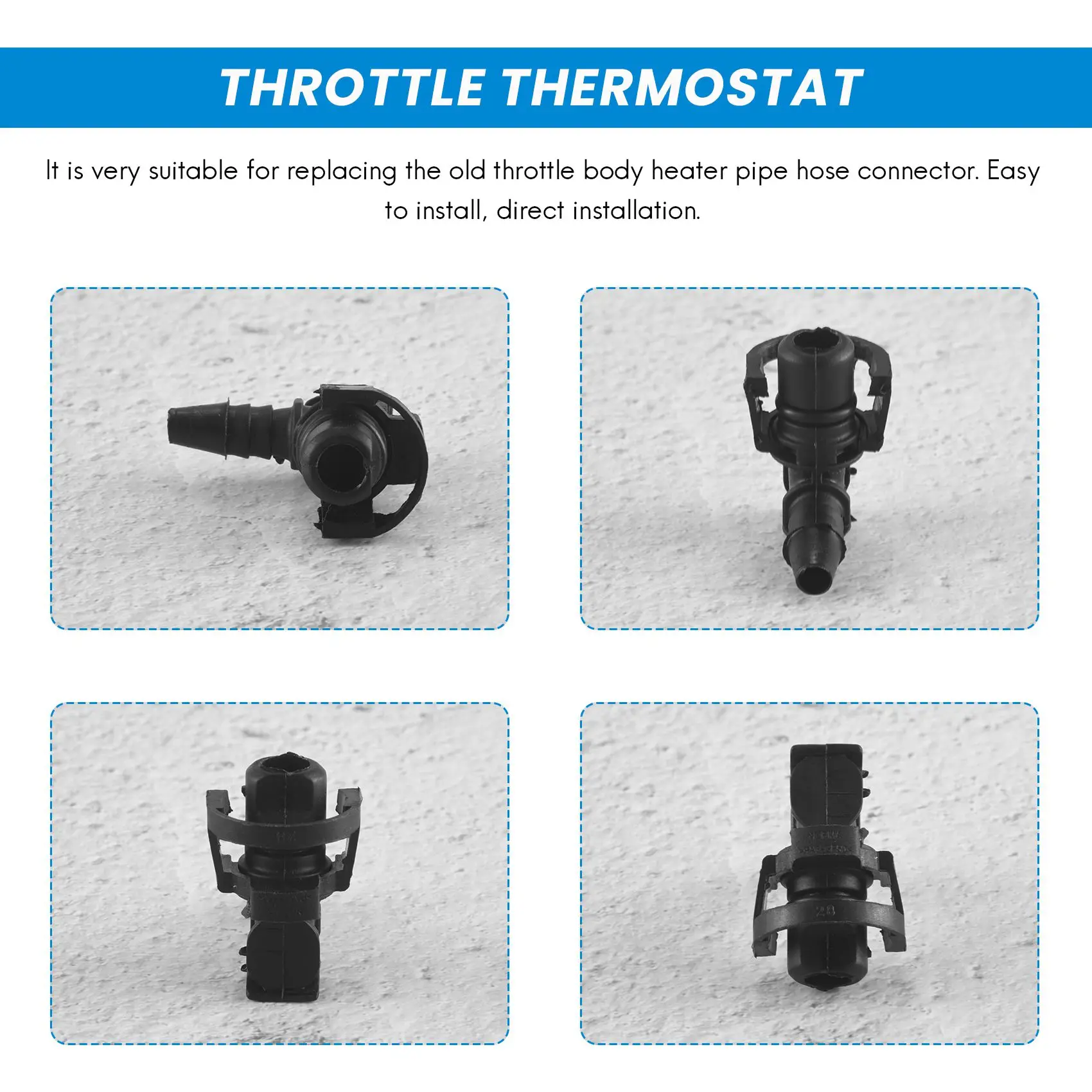 HOT-スロットルバルブサーモスタットボディヒーターパイプホースコネクタ 55574685 55354565 Cruze Epica Sonic Opel Astra、スロットル用