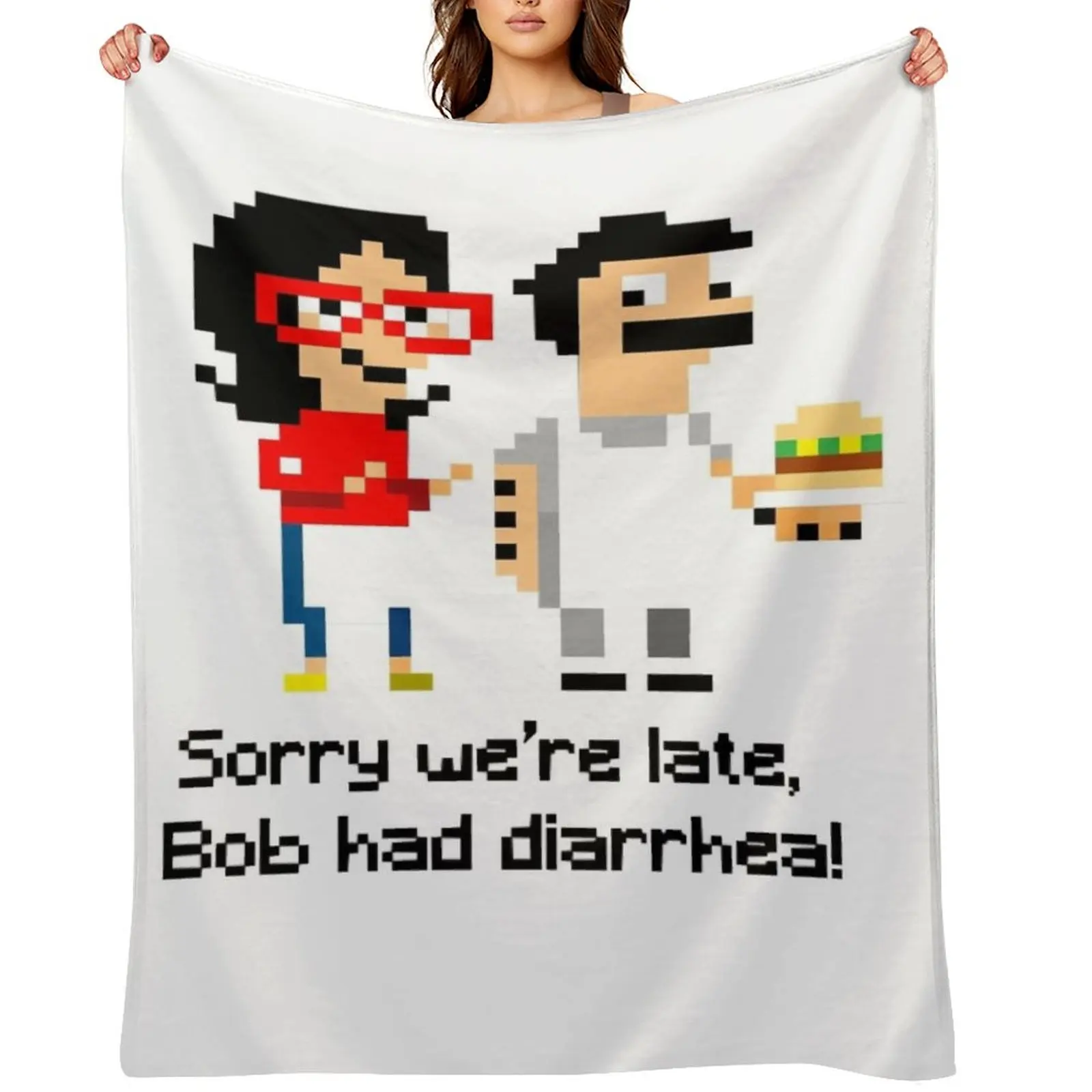 

chasing live chicken - I want your nuggets! Throw Blanket Moving Thins Giant Sofa Plaid on the sofa Blankets