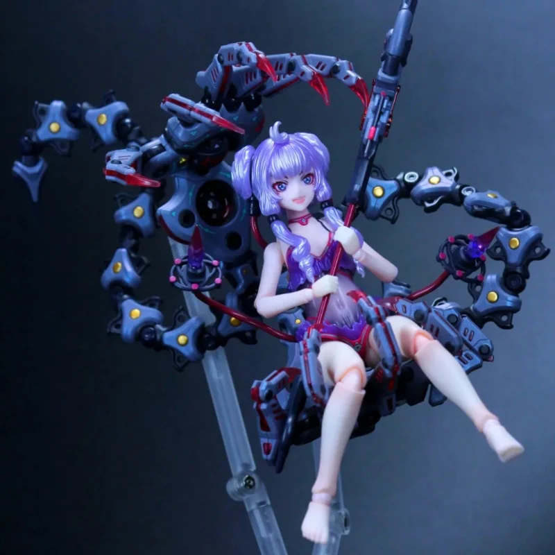 

In Stock 1/12 Dimensional Abstract Original Witch Lin Crow Accessories Package National Creative Robot Girl Action Figure Model