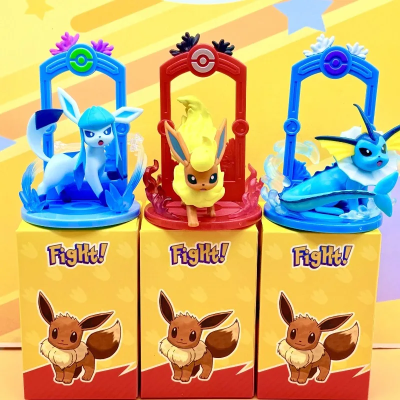 バンダイ スポットグッズ アニメ レッツゴー イブラヒモビッチ ブラインドボックス フィギュア エルフ ポケモン ポケモン フルセット 人形モデル 装飾品 誕生日ギフト