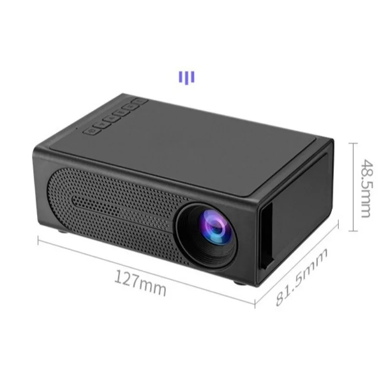 Home Mini Projector Miniature Children's Home Portable Wired Mobile Phone Same Screen Projector