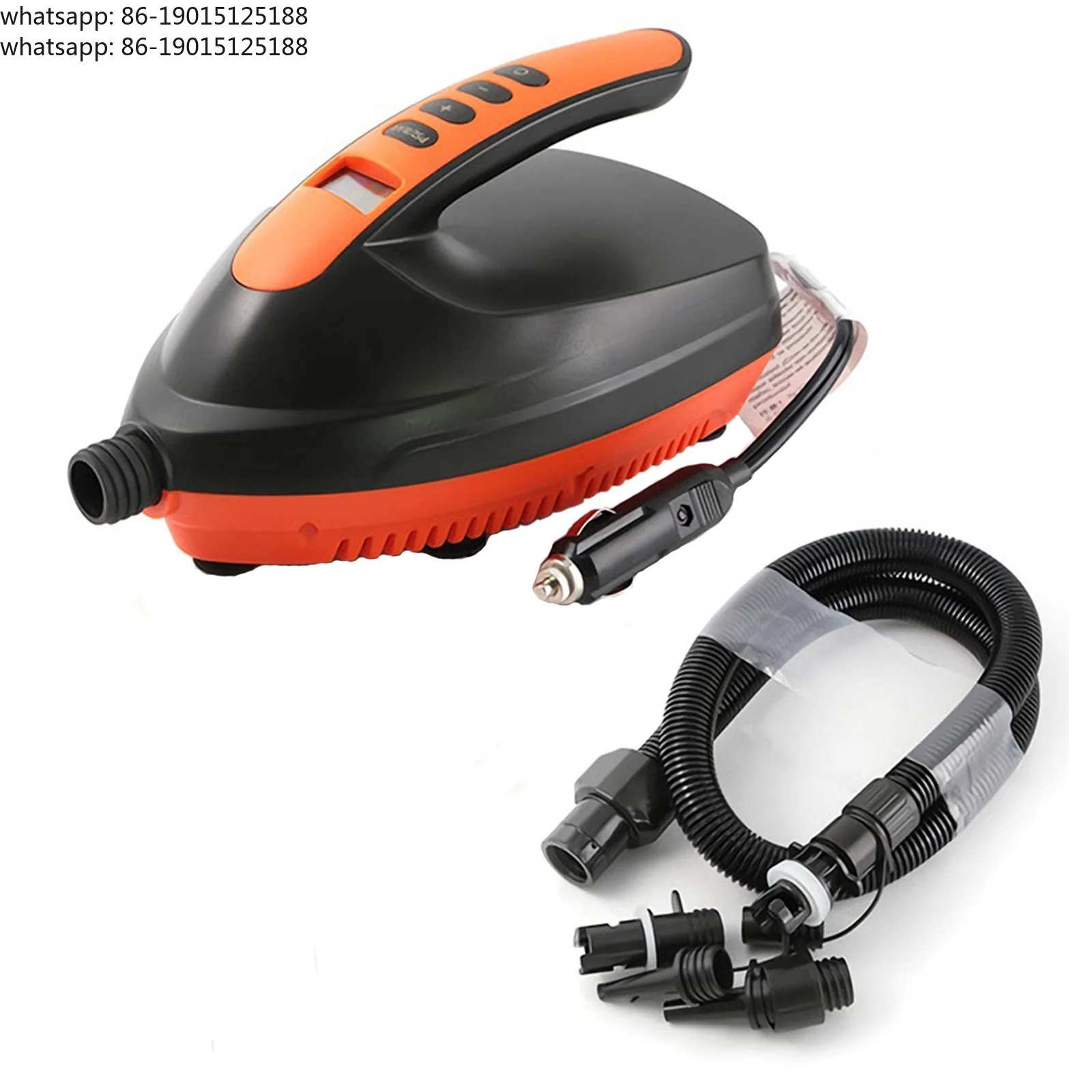 Bidirectional electric air pump inflatable tent 12V car mounted electric pump rubber boat inflation