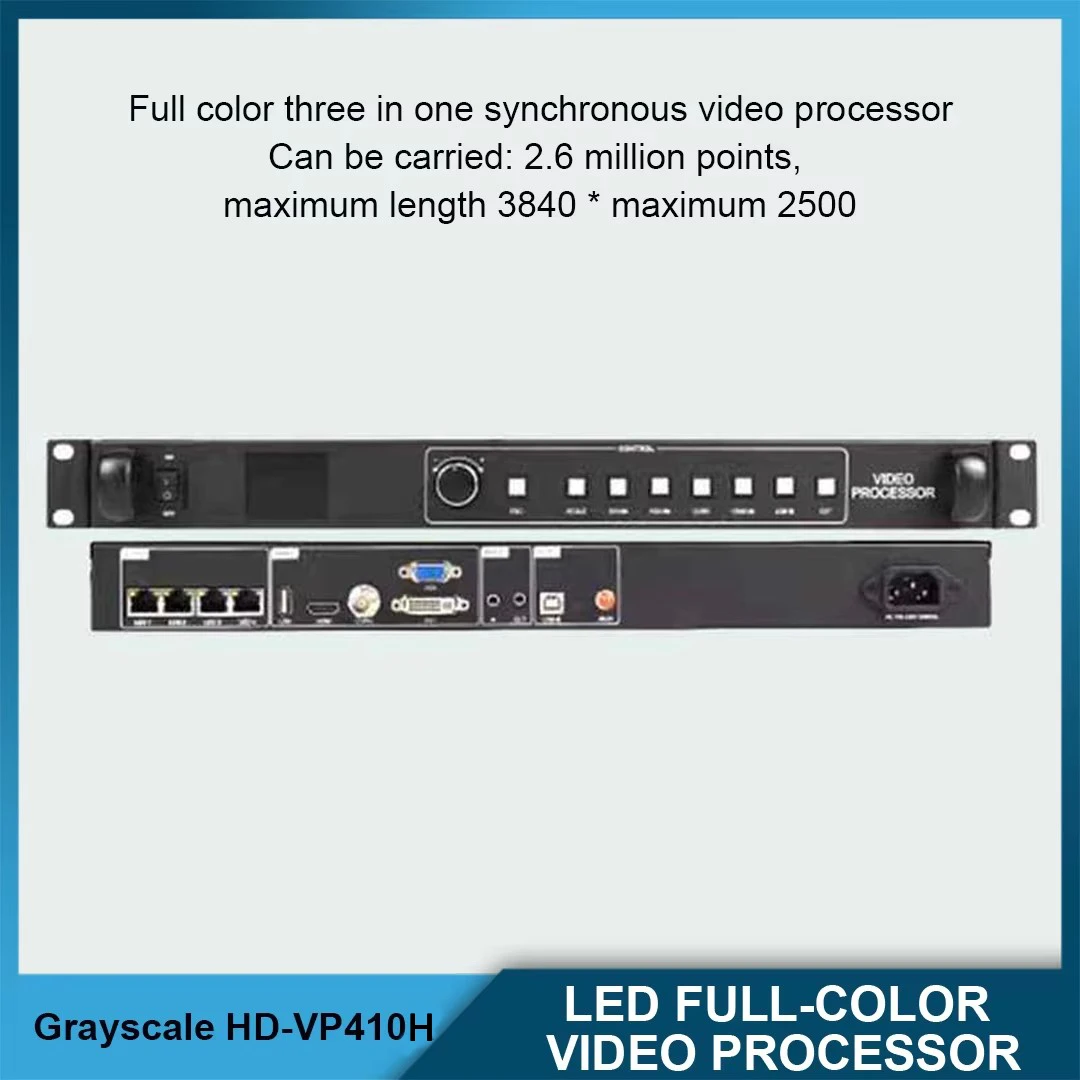 HD-VP410H Full Color Three-In-One Synchronous Video Processor LED Display Control System Can Be Carried: 2.6 Million Points