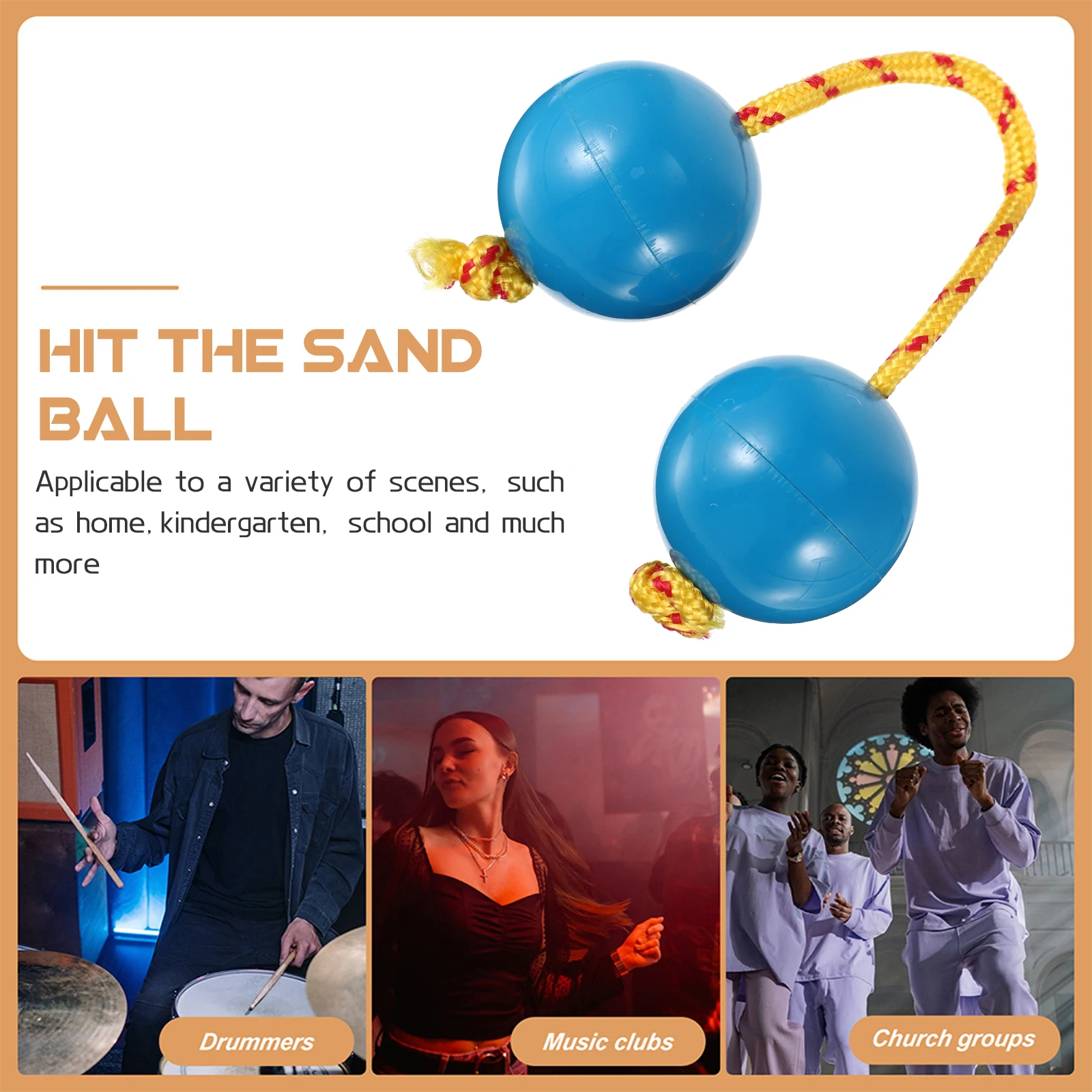 

Maracas Percussion Instrument Baby Plastic Shaker Musical Toy Shakers Iron Sand Sensory Child Kids Instruments