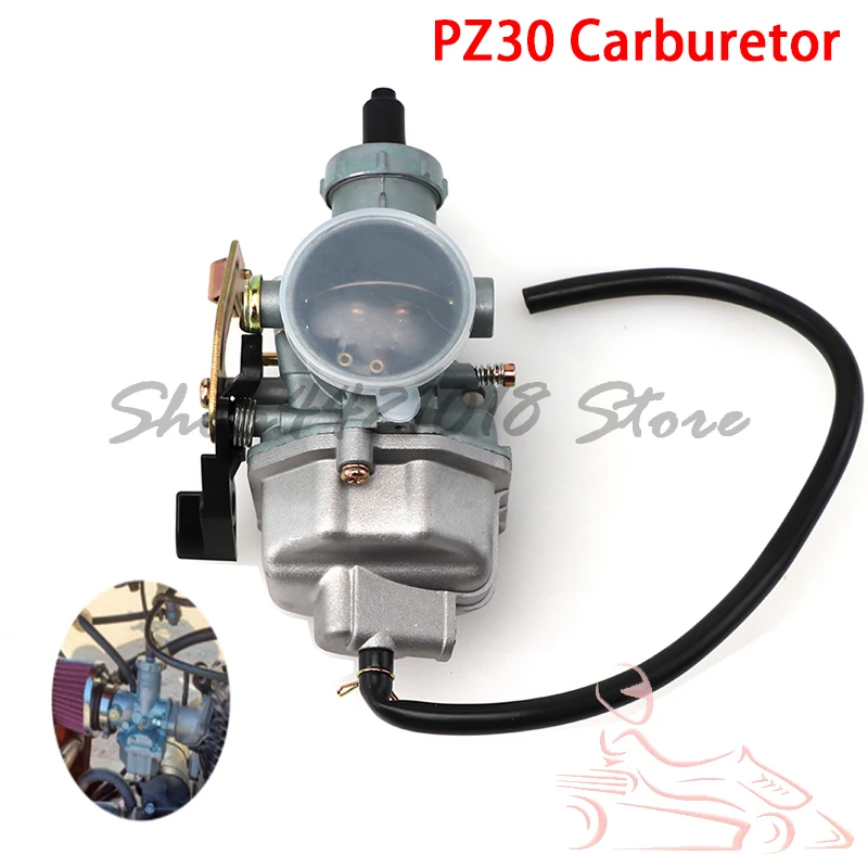 

PZ30 30mm Carburetor Carb ATV Dirt Bike Pit Quad Go Kart Buggy for 175CC 200cc 250cc Motorcycle Bike