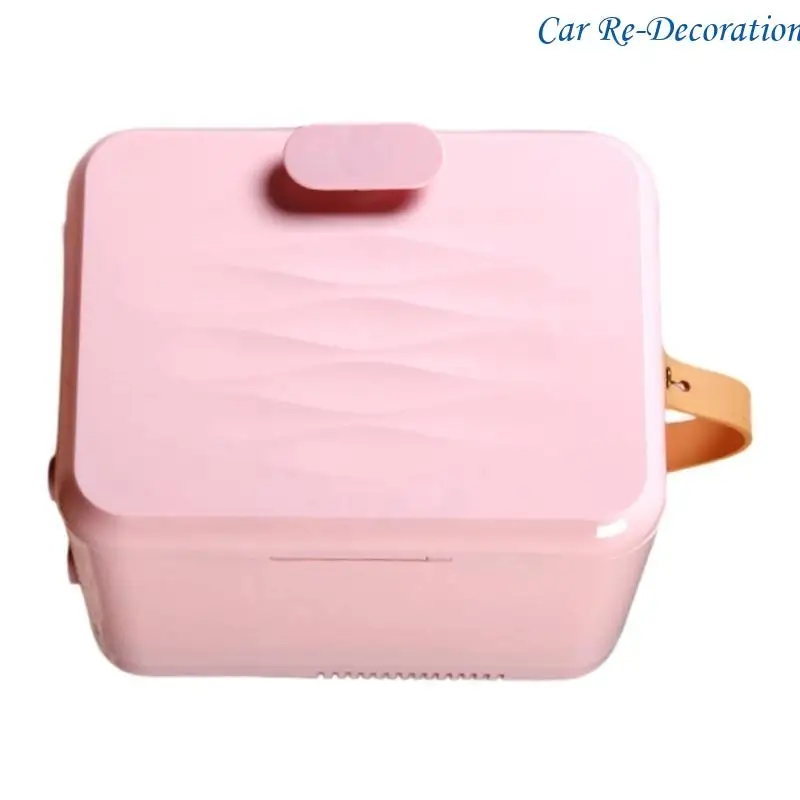 

R58D Multi Compartment Refrigerator with Handle Portable Mini Fridge for Car Office Coolers and Warmer Fridges for SkinCare