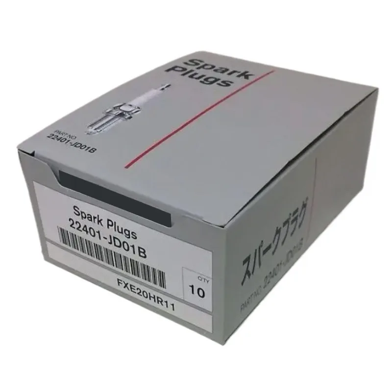 

4/6pcs 22401-JD01B FXE20HR11 Iridium Spark Plug For Nissan Sentra Micra Renault Qashqai X-Trail Tiida Laguna III 22401JD01B