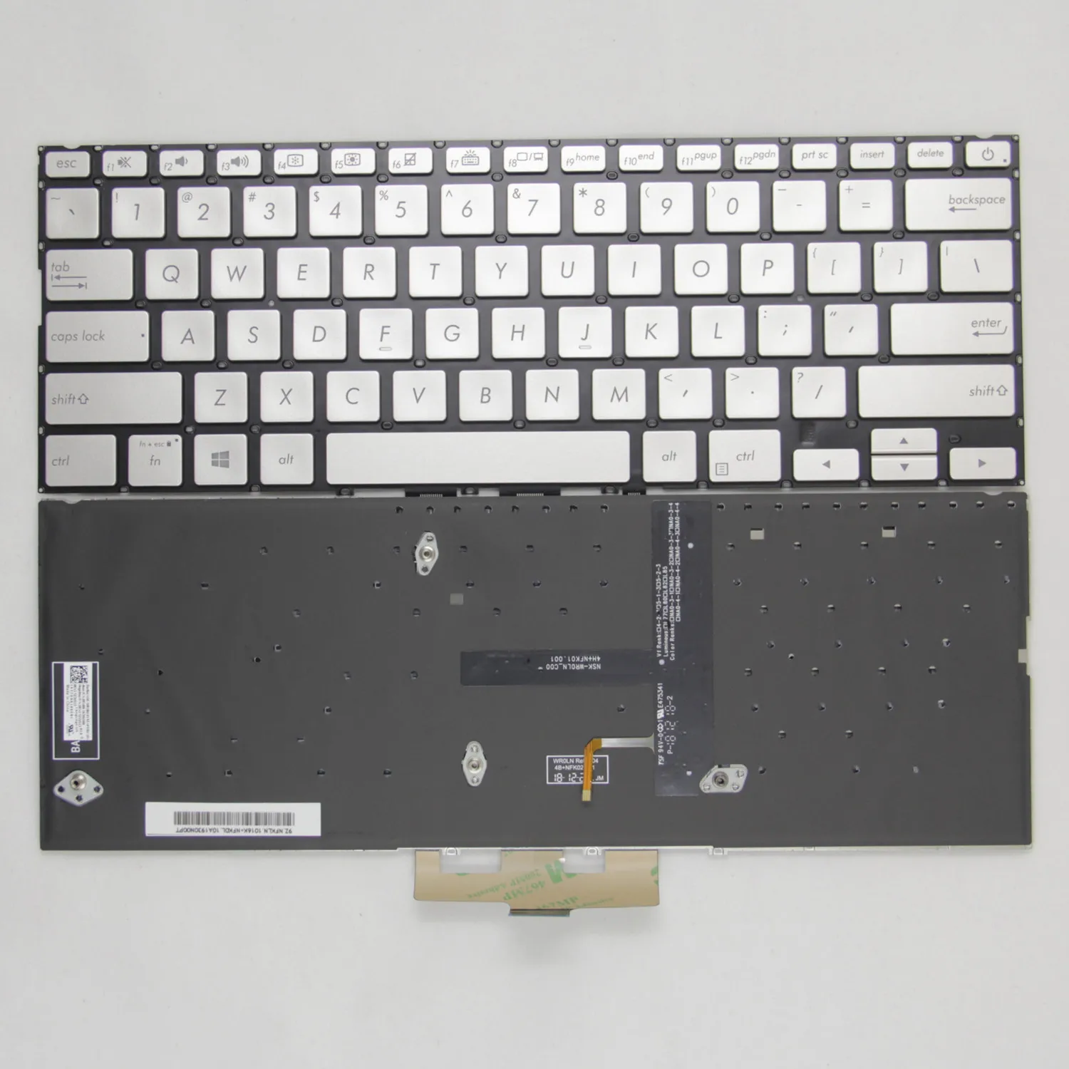 100%New US Keyboard Backlit for Asus ZenBook 14 UX433 U4300F UX433F UX433FA UX433FN UX433FL English Laptop Keyboard Backlight