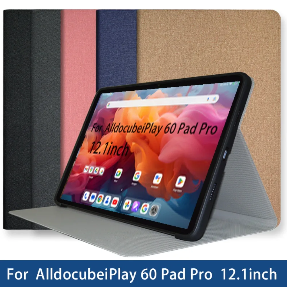 Funda para Alldocube iplay 60 Pad Pro 2024 Tablet 12,1 ''Tablet PC Funda delgada con tapa trasera de TPU suave