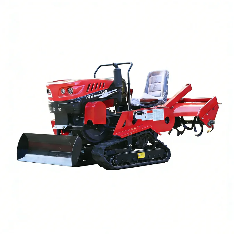 Customized Crawler Tractor 35HP Compact Track Farm Machine with Diverse Tractor Attachments for Orchard Farming Land Preparation