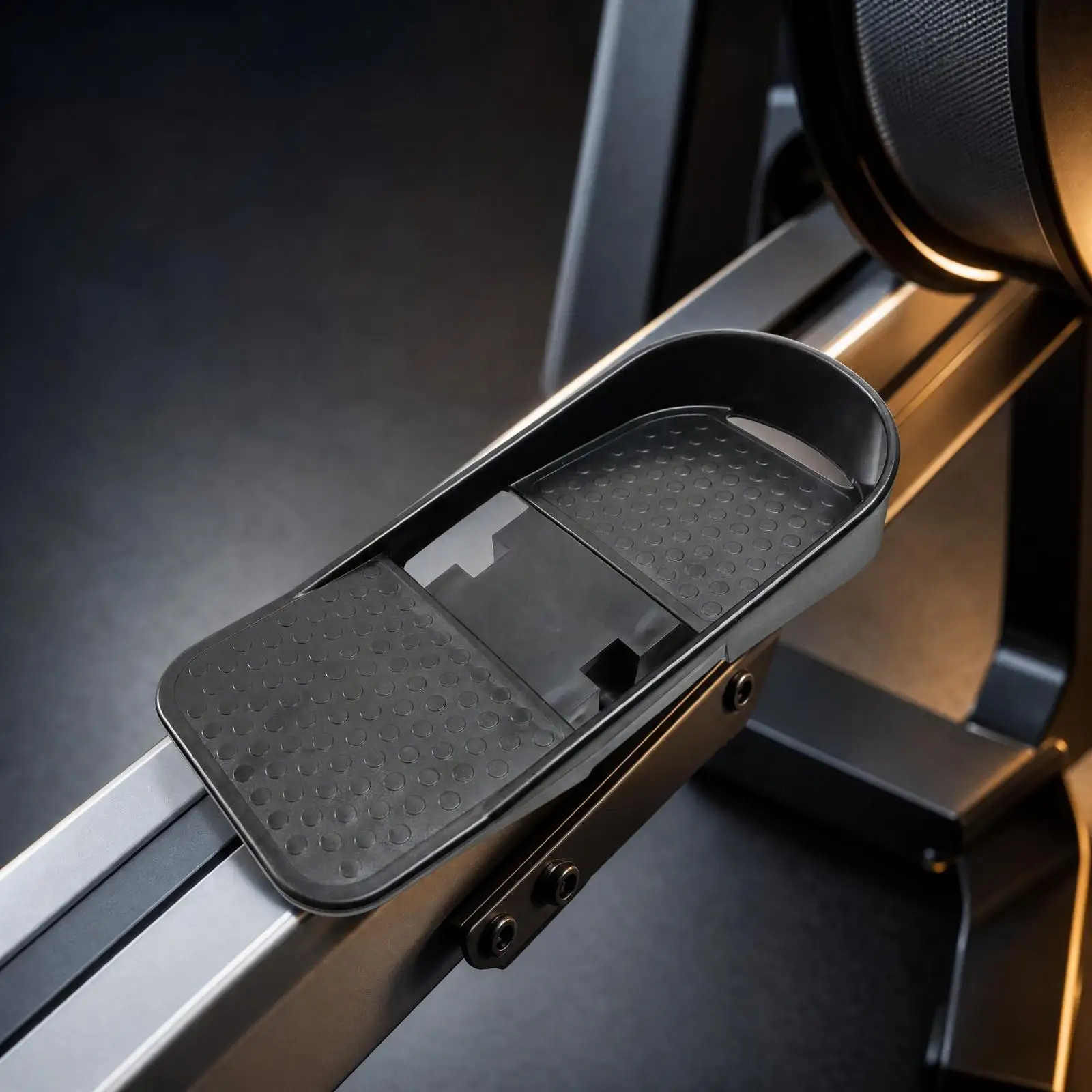 Replacement Foot Pedal for Rowing Machine Exercise Equipment with Non Slip Surface and Raised Grip Circles for Home Use