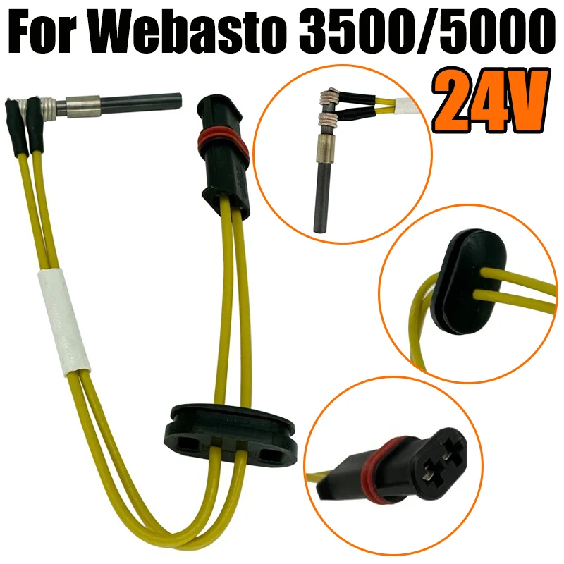 

91371B 24В керамическая свеча накаливания для дизельных автономных отопителей Webasto Air Top 3500 5000 24В, аксессуары для воздушных отопителей