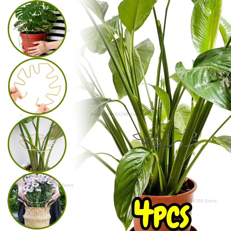 Adjustable Metal Plant Stem Support Flower Climbing Stem Holder Vine Branch Iron Hooks Garden Plant Climbing Plant Trainer