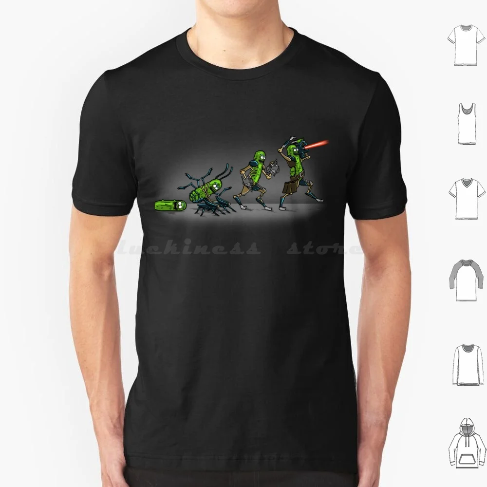 Pickle Evolution T Shirt 6xl Cotton Cool Tee Pickle Evolution