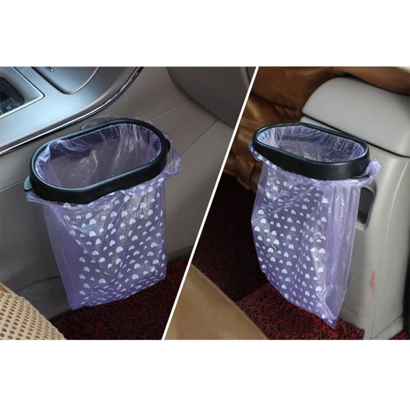 Universal Trash Can frame for Car Automoboiles Trash Bin Frame Auto Garbege Waste Bag Holder Plastic Organizer Box Accessories