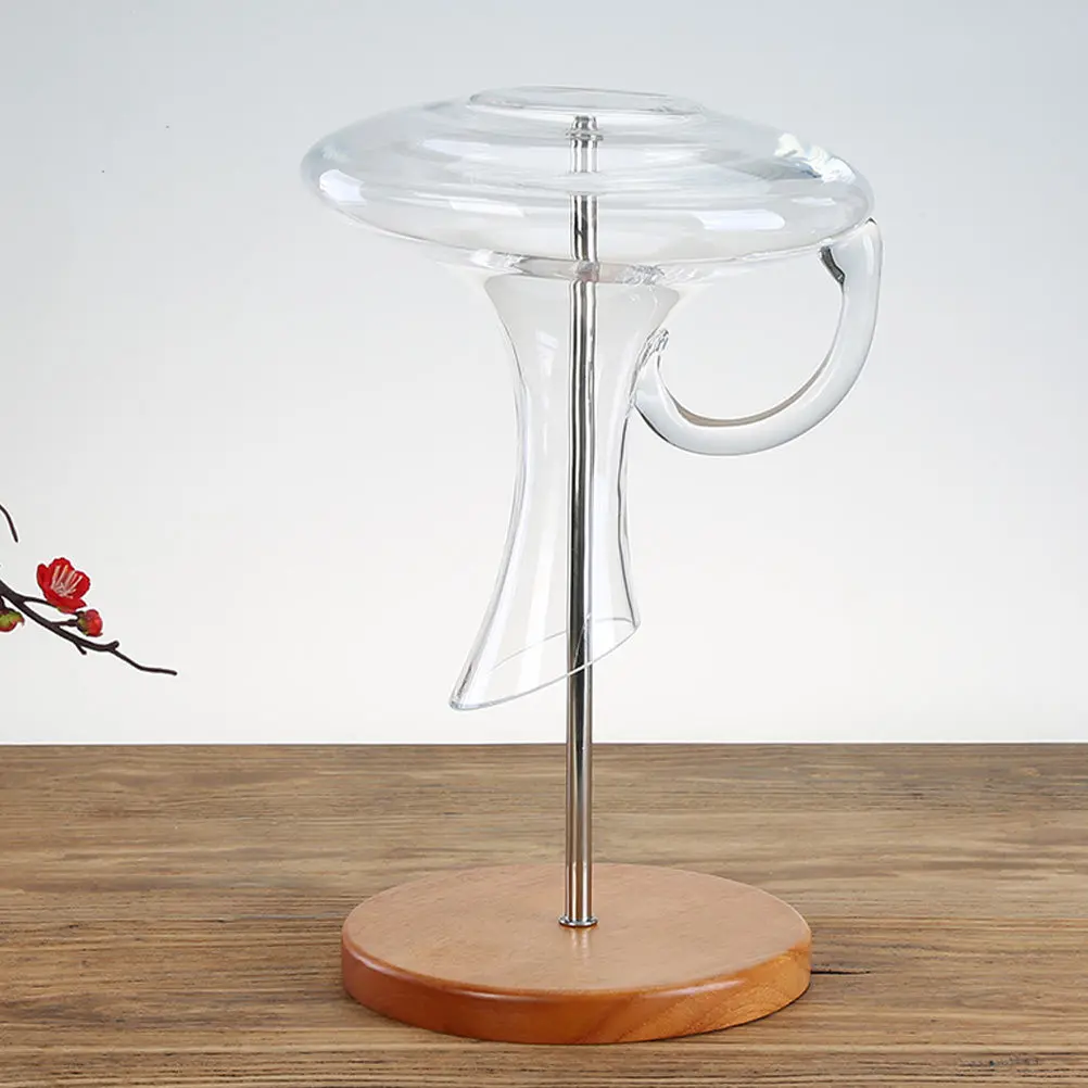 

1Pcs Solid Wood Wine Decanter Drying Stand Detachable Carafe Holder Rack for Bar Home Restaurant Wine Decanter Drying Stand
